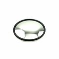 Retrac Head, Mirror, Convex, 6In. Round, Center Mount, 953 Polished Stainless, W/5/16 Center Mount Ball 610191
